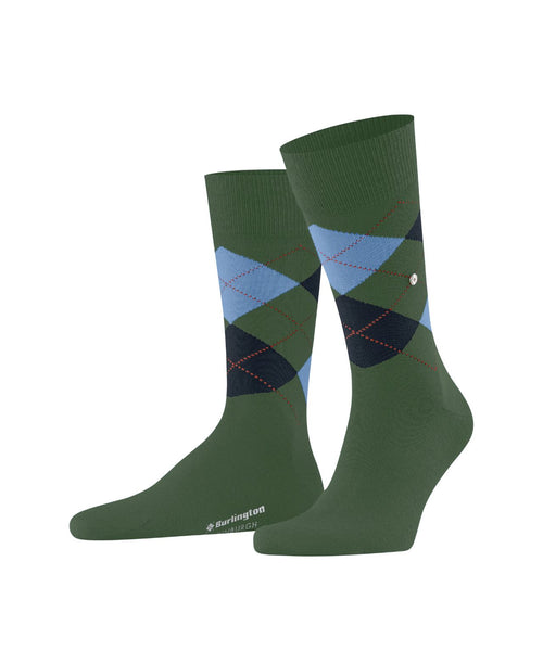 Burlington Edinburgh Heren Sokken | Groen