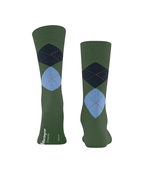 Burlington Edinburgh Heren Sokken | Groen
