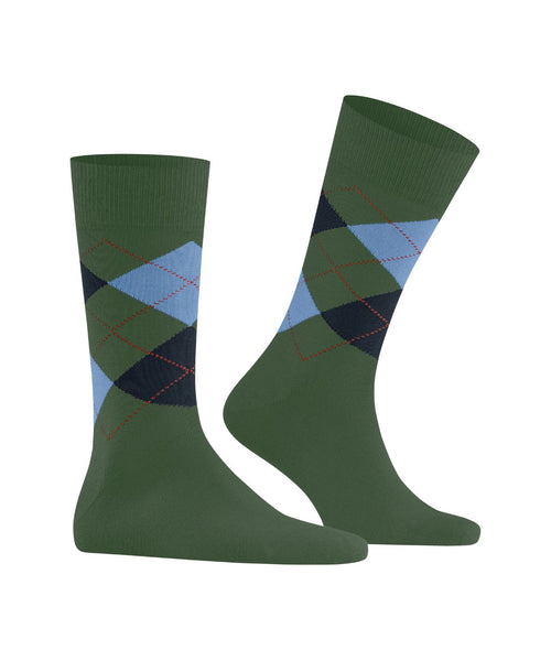 Burlington Edinburgh Heren Sokken | Groen