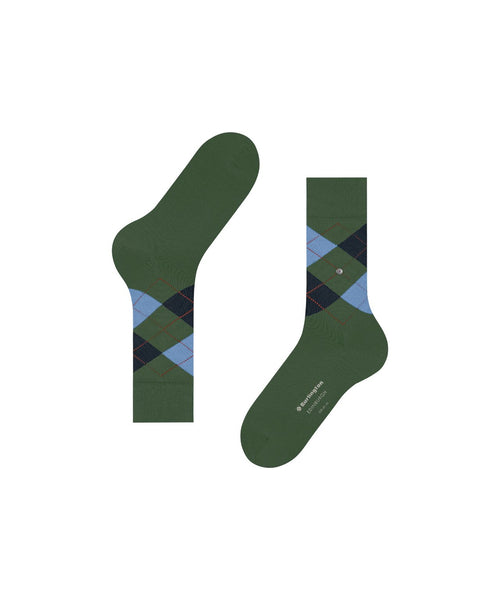 Burlington Edinburgh Heren Sokken | Groen
