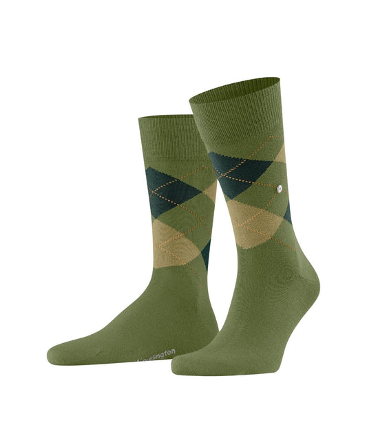 Edinburgh Socke | Jade-Diamant-Karo