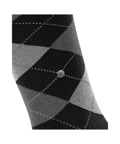 Burlington Edinburgh Herren-Kniestrümpfe | Schwarz
