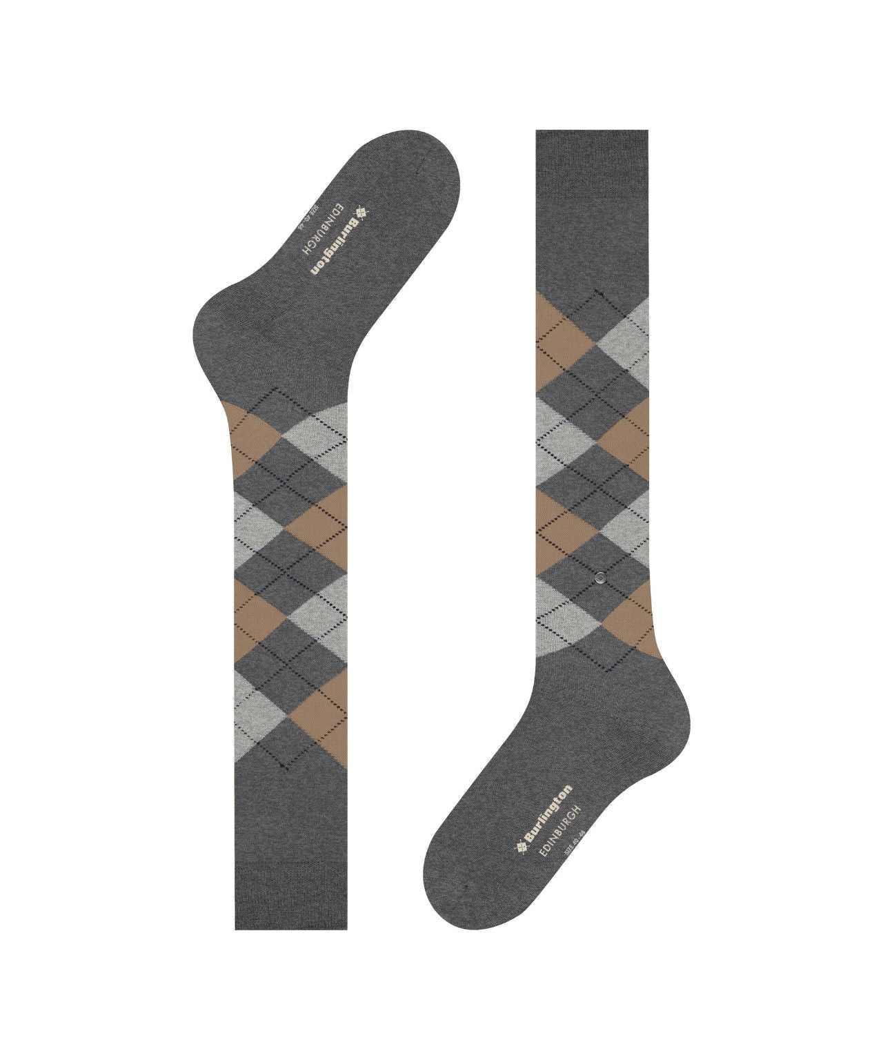 Burlington Edinburgh Men's Knee Socks | Grey