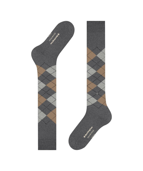 Burlington Edinburgh Heren Kniekousen | Grijs