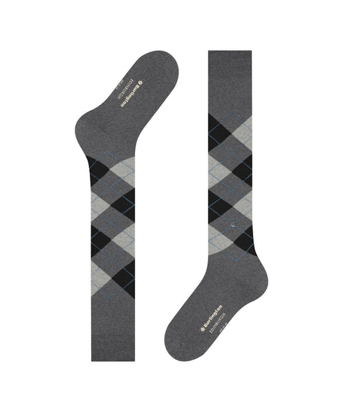 Burlington Edinburgh Heren Kniekousen | Grijs