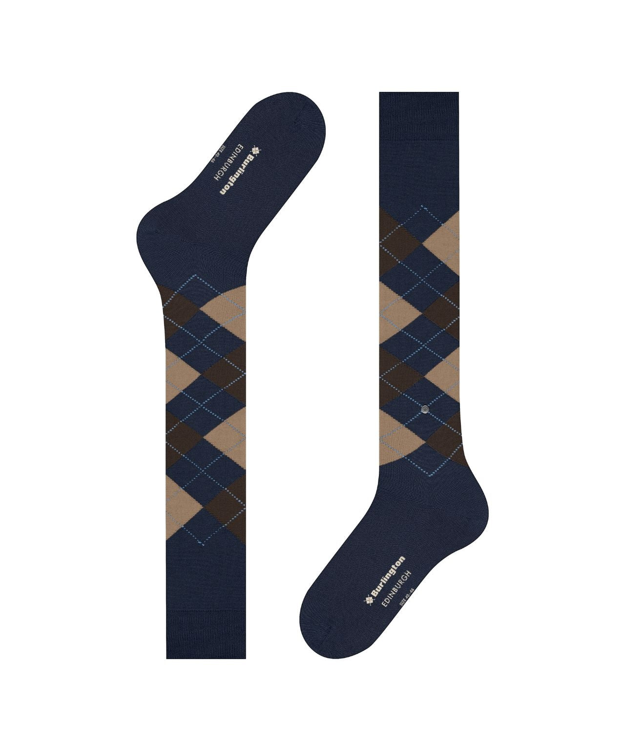 Burlington Edinburgh Men's Knee Socks | Blue