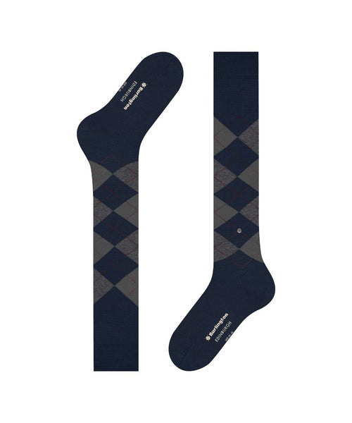 Burlington Edinburgh Heren Kniekousen | Blauw