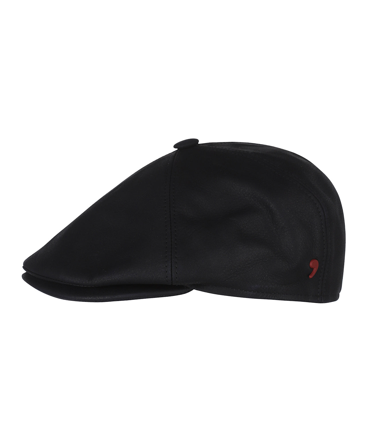 Balloon Cap Leather | Navy Blue