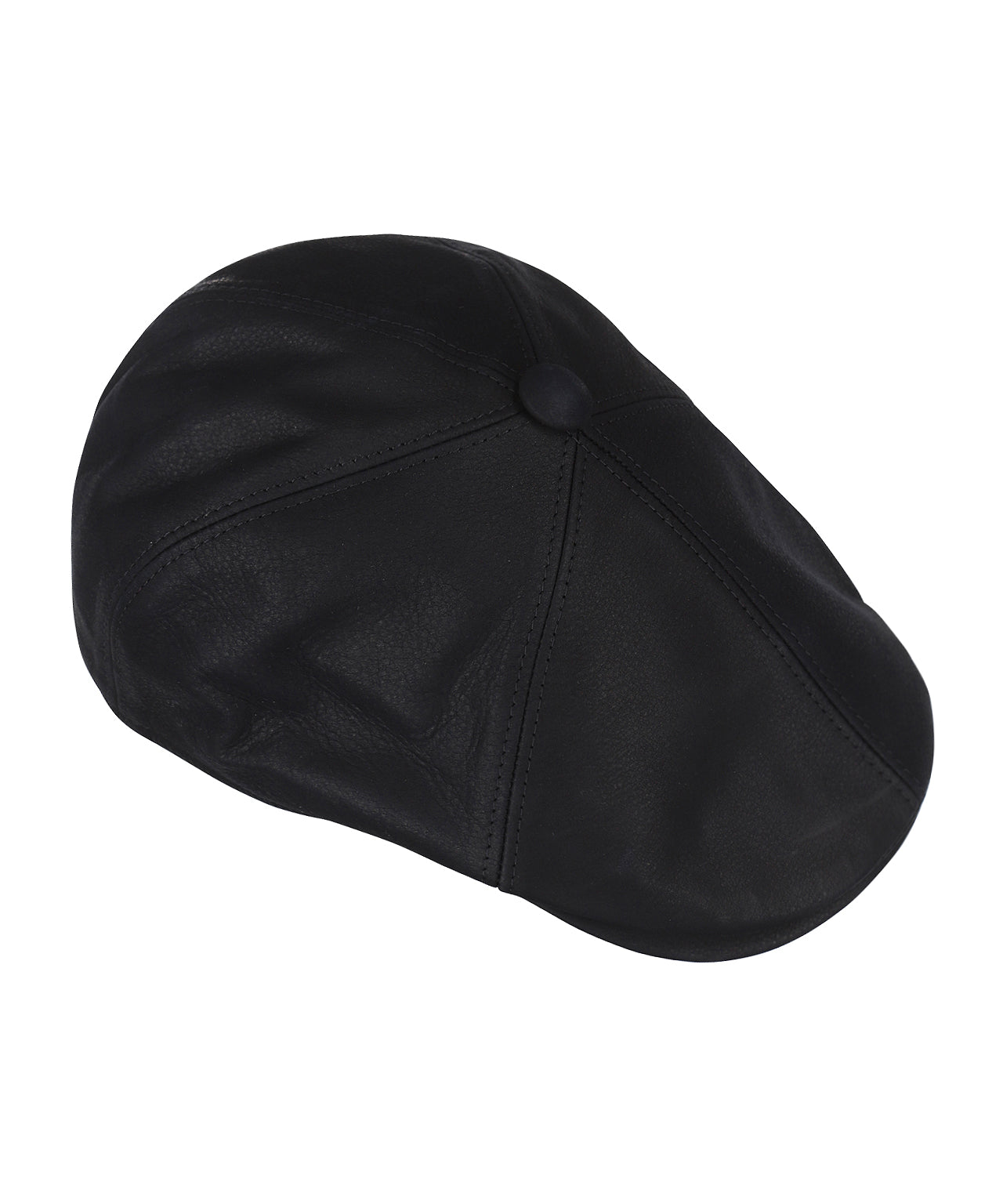Balloon Cap Leather | Navy Blue