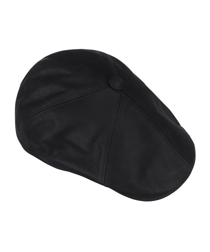 Balloon Cap Leather | Navy Blue