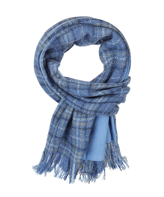Harris Tweed Scarf | Licht Blauw