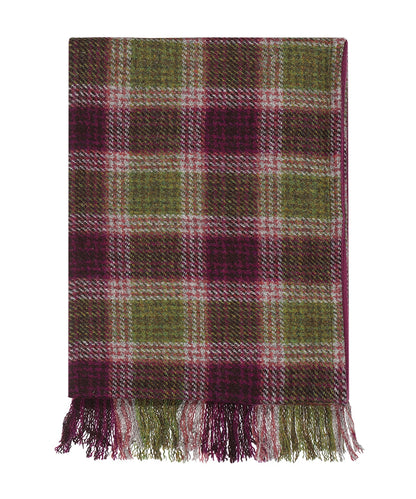 Harris Tweed Scarf | Paars Groen