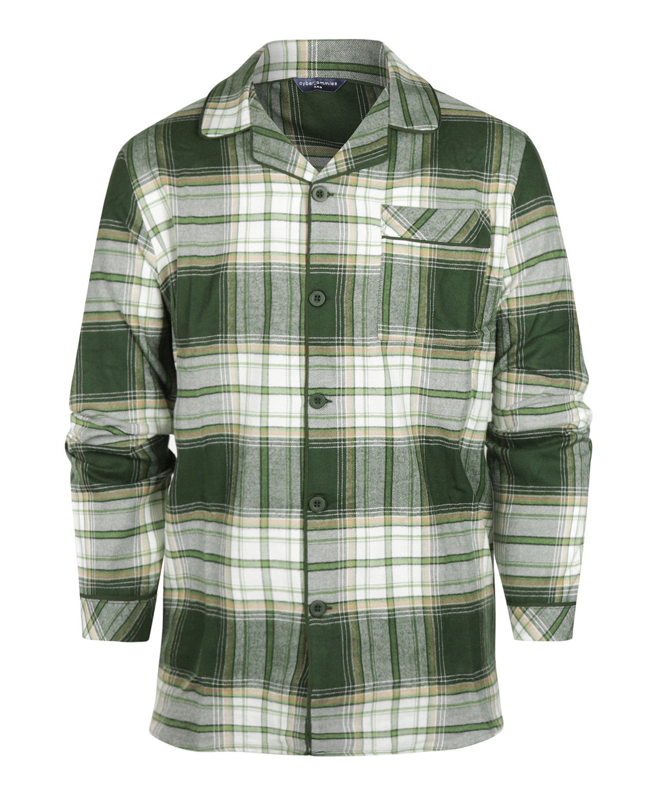 Flannel Pajama Set | Green