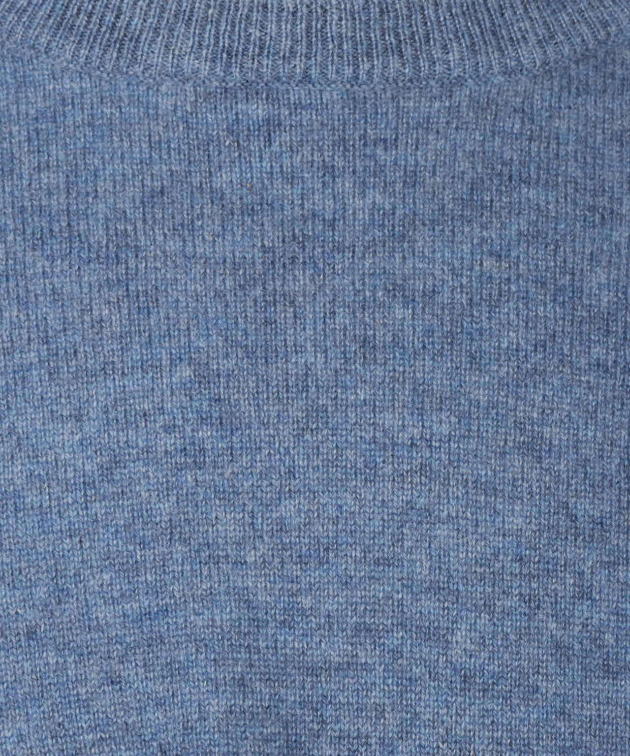 Rundhals-Kaschmirpullover | Blau