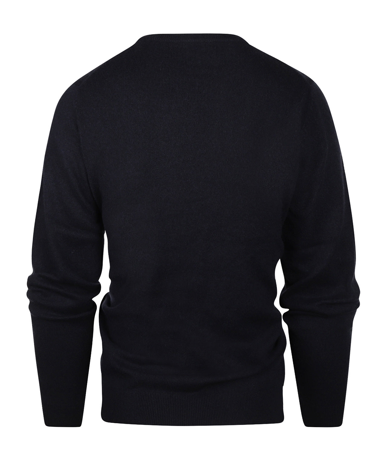Rundhals-Kaschmirpullover | Marineblau
