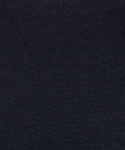 Rundhals-Kaschmirpullover | Marineblau