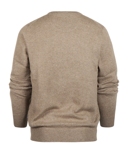 Cashmere Ronde Hals Pullover | Light Taupe