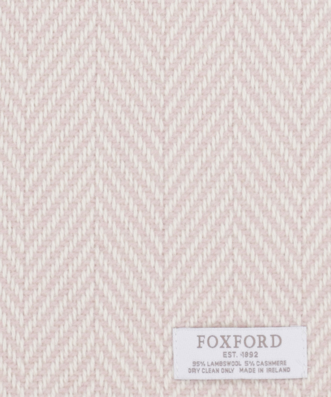 Lambswool/Cashmere Scarf | Pink