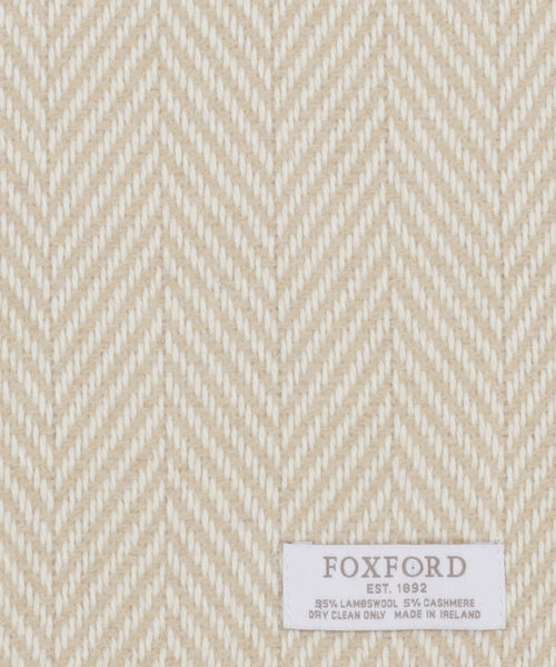 Lamsbswool/Cashmere Sjaal | Wit