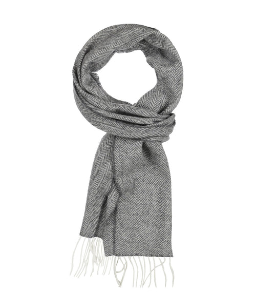Lambswool Sjaal 30X210CM | Grijs