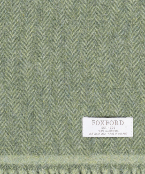 Lambswool Sjaal 30X210CM | Groen