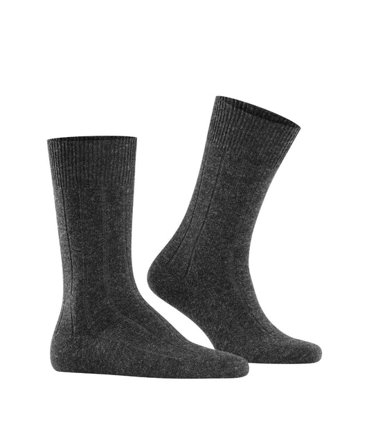 Lhasa-Rippsocken für Herren | Grau