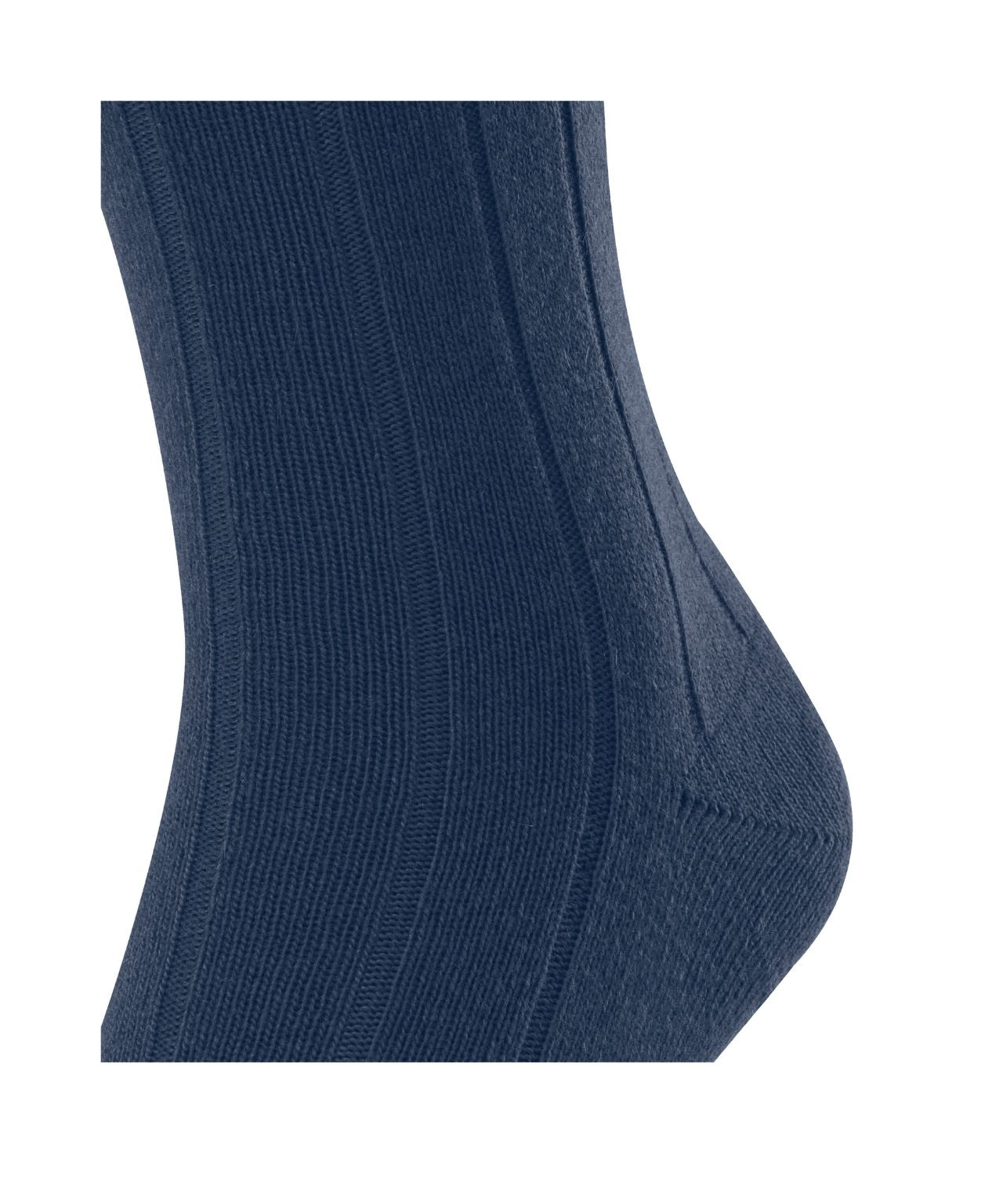 Lhasa Rib Heren Sokken | Indigo Blauw