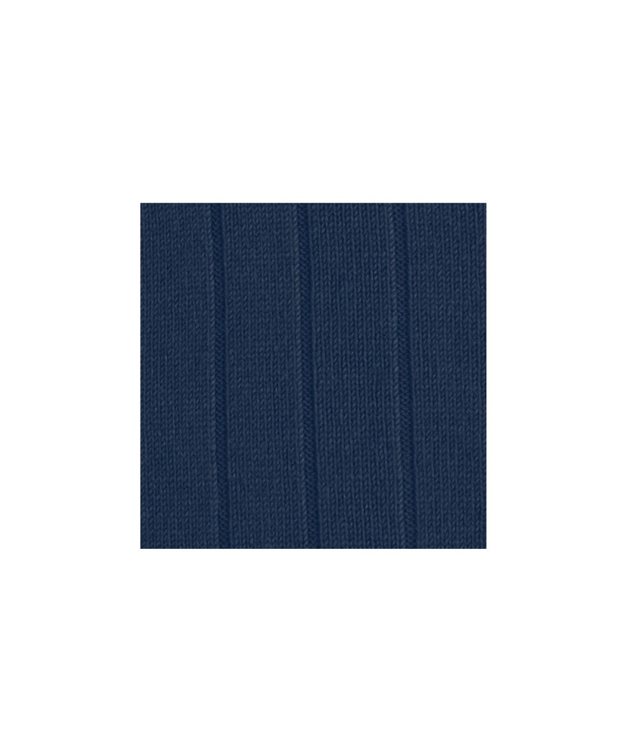 Lhasa Rib Heren Sokken | Indigo Blauw