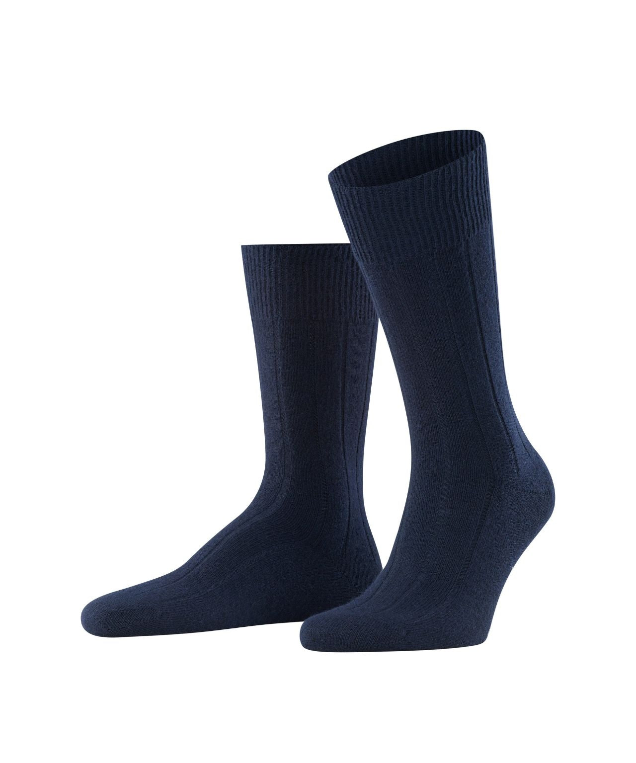 Lhasa-Rippsocken für Herren | Dunkelblau