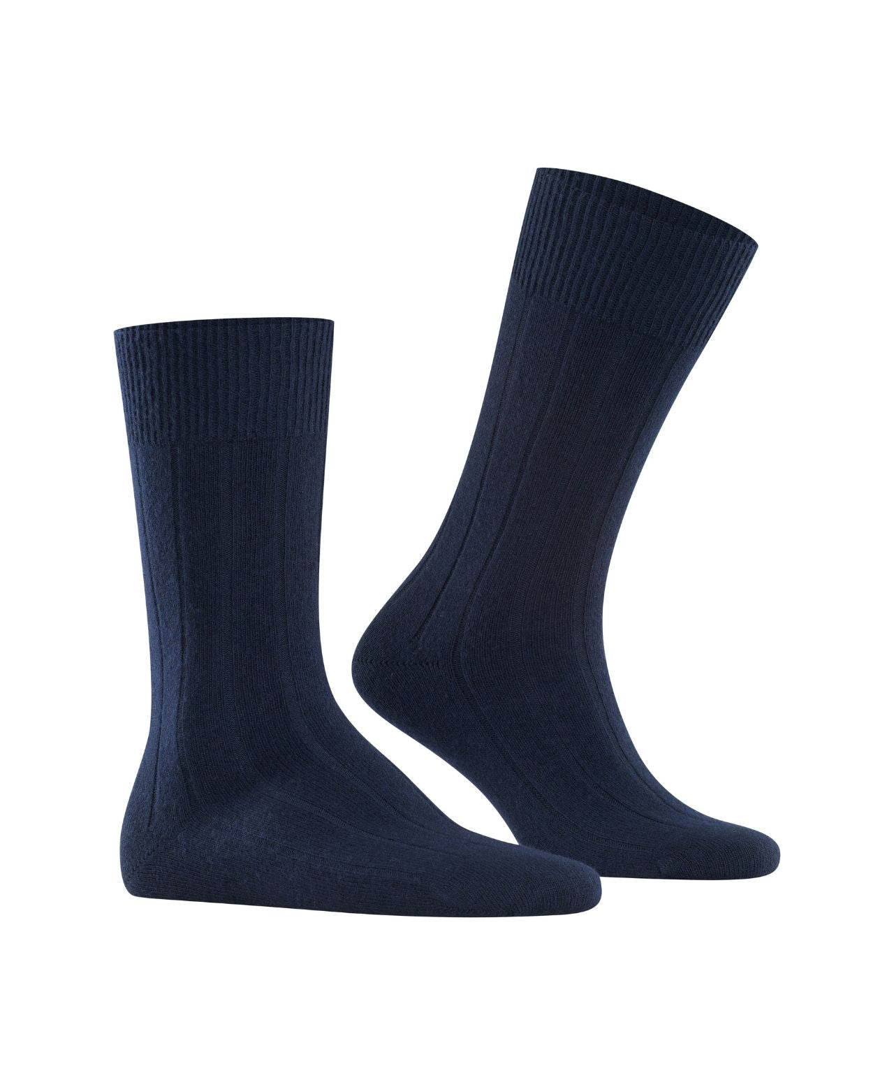 Lhasa-Rippsocken für Herren | Dunkelblau
