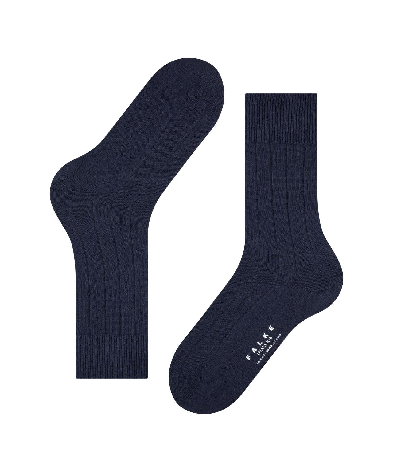 Lhasa-Rippsocken für Herren | Dunkelblau