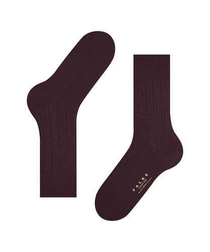 Lhasa-Rippsocken für Herren | Rot
