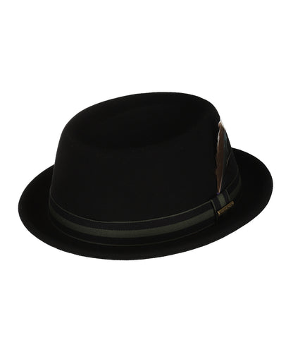 Pork Pie Woolfelt | Zwart