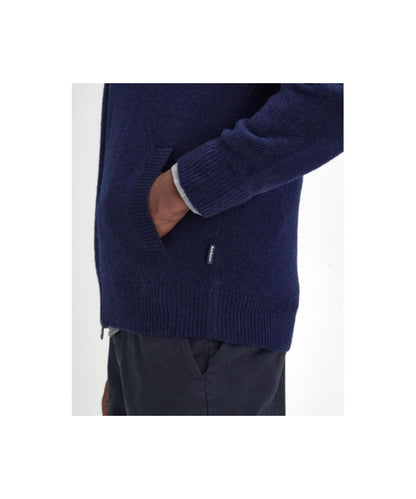 Barbour Talder Zip Through | Marineblau