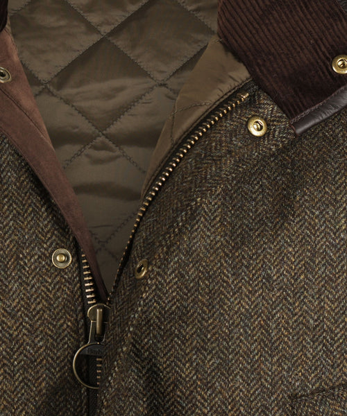 Barbour Hereford Tweed Wool Jacket | Groen