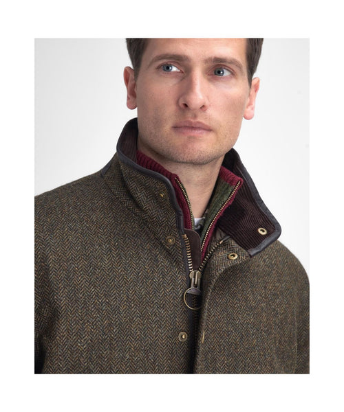 Barbour Hereford Tweed Wool Jacket | Groen