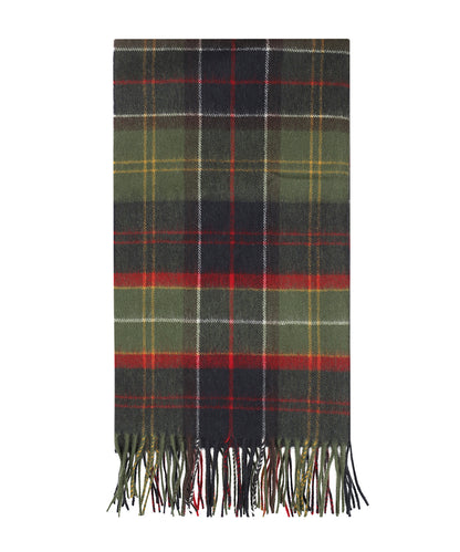 Barbour Brack Patchwork-Tartan-Schal | Rot