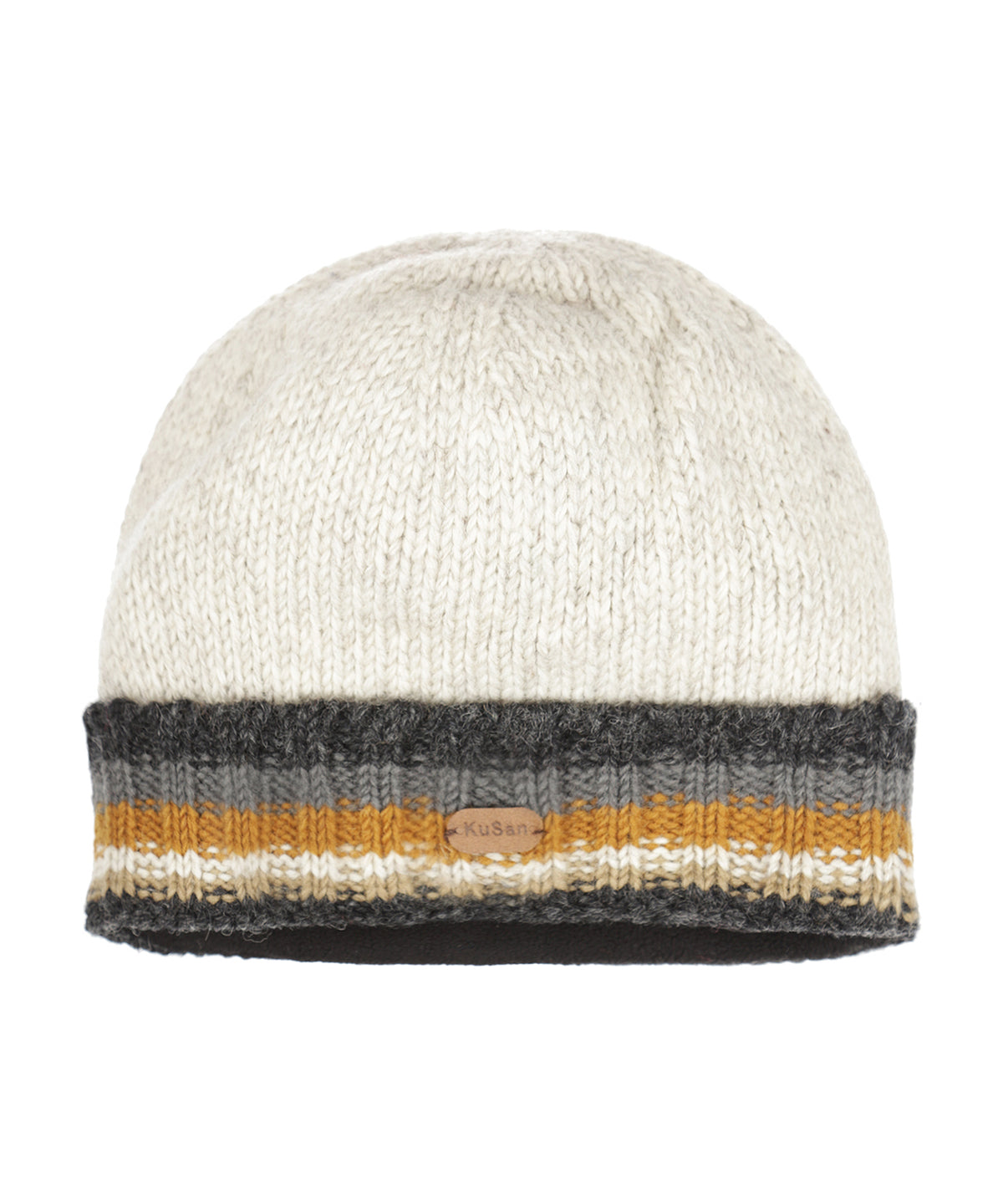 Muts Wol Fleece Lining | Havermoutkleur