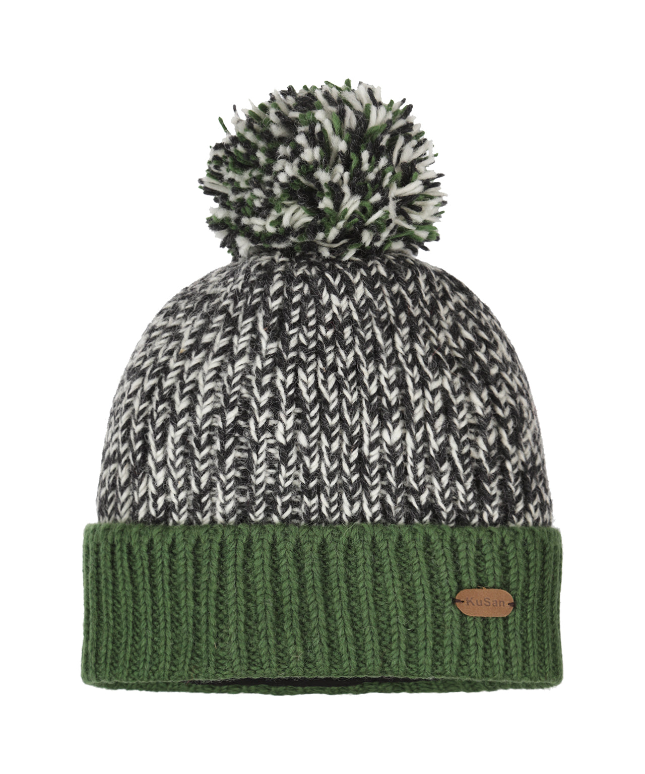 Muts Wol Fleece Lining | Green Marl