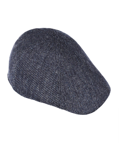 Texas Wool | Blauw Melange streep