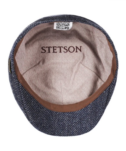 Texas Wool | Blauw Melange streep