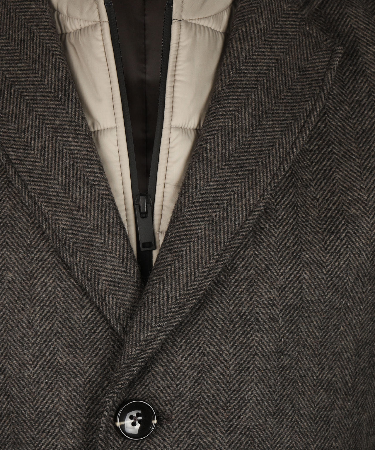 Long Coat Wool Mix | Brown