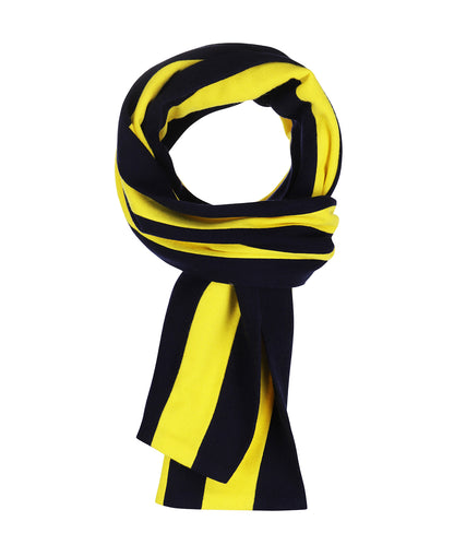 College Scarf 100% Wool | Yellow
