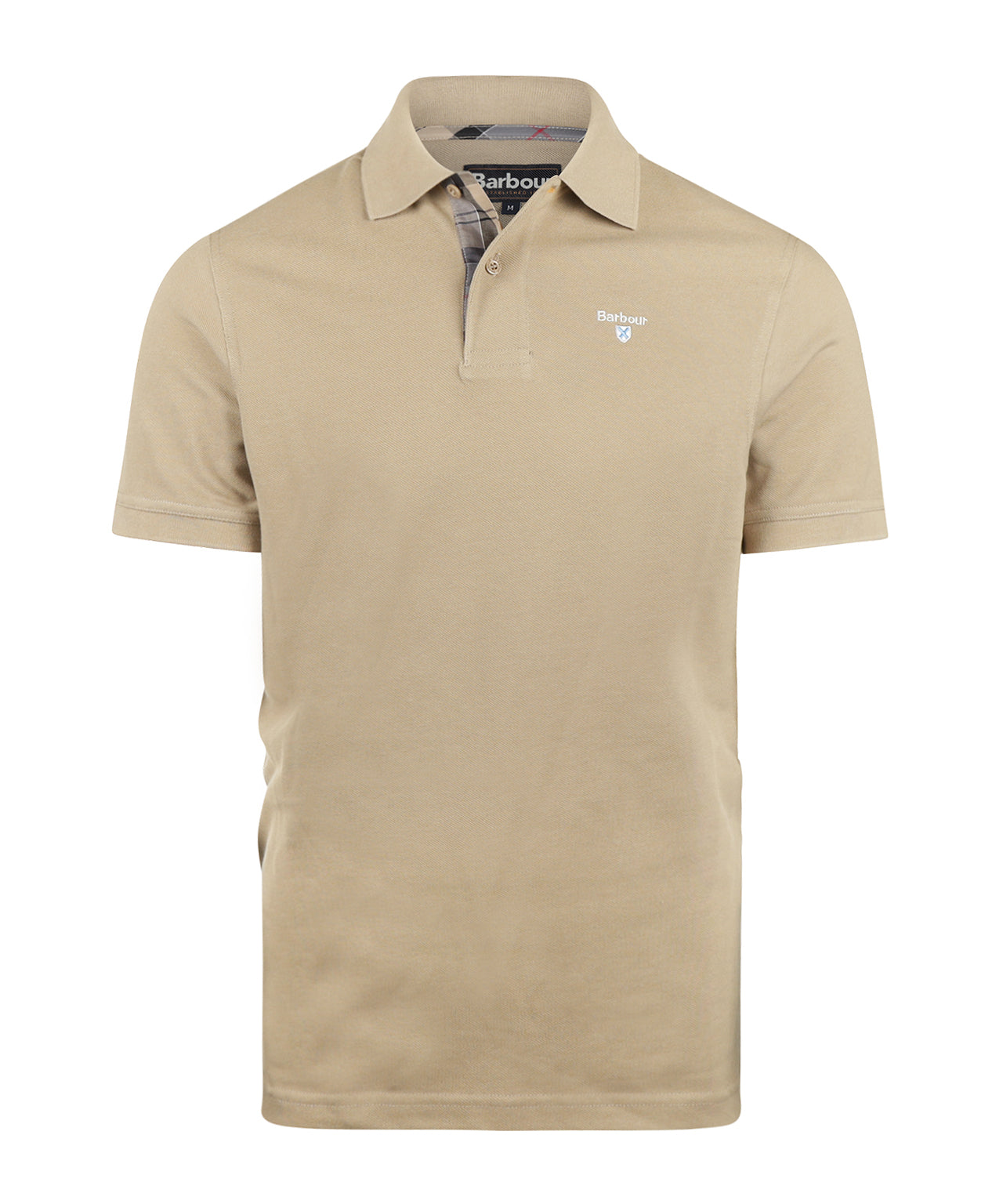 Barbour Tartan Pique Polo | Brown