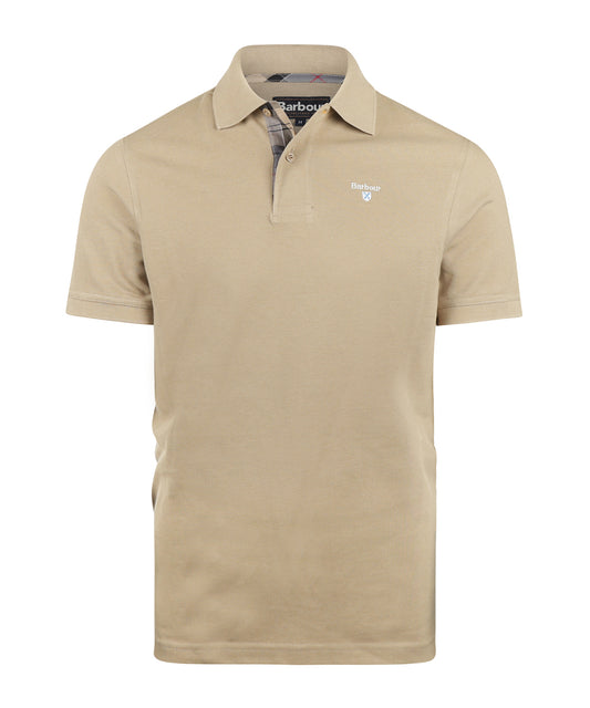 Barbour Tartan Pique Polo | Brown