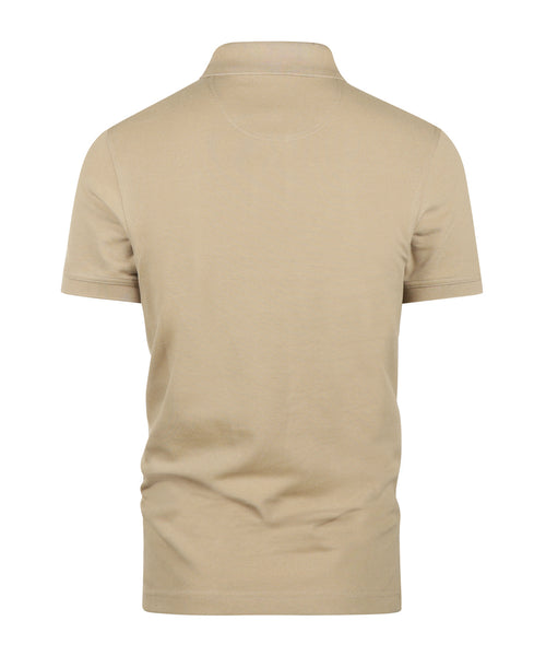 Barbour Tartan Piqué Polo | Braun