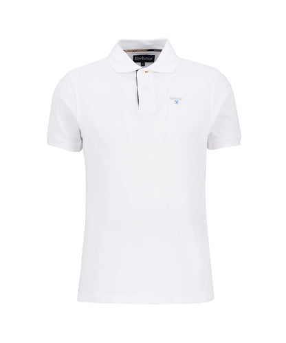 Tartan Pique Polo | White Dress