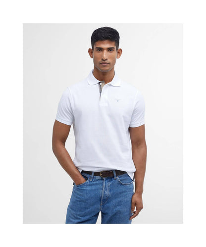 Tartan Pique Polo | White Dress