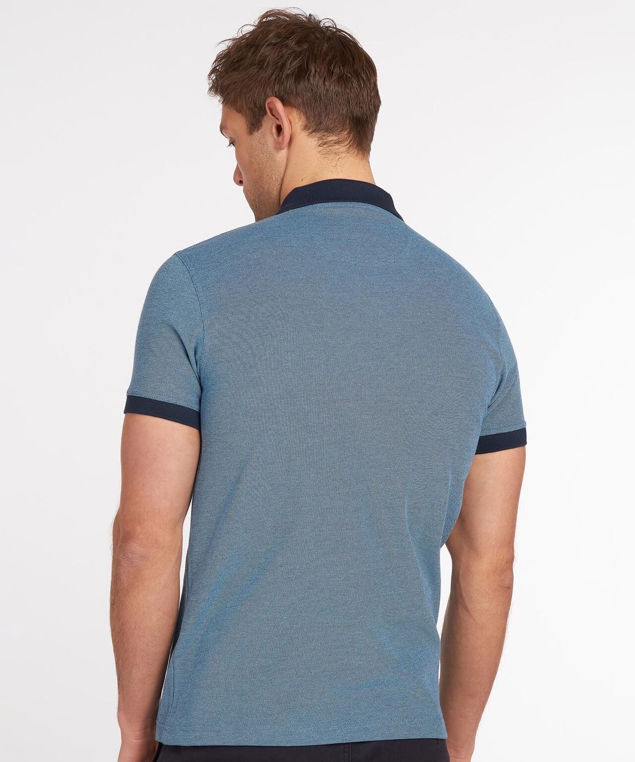 Barbour Polo Essential Sports Mix | Night Blue