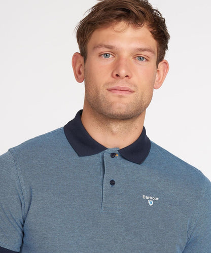 Barbour Polo Essential Sports Mix | Night Blue
